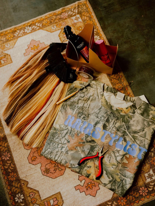PRE-ORDER Hairstylist Camo Tee